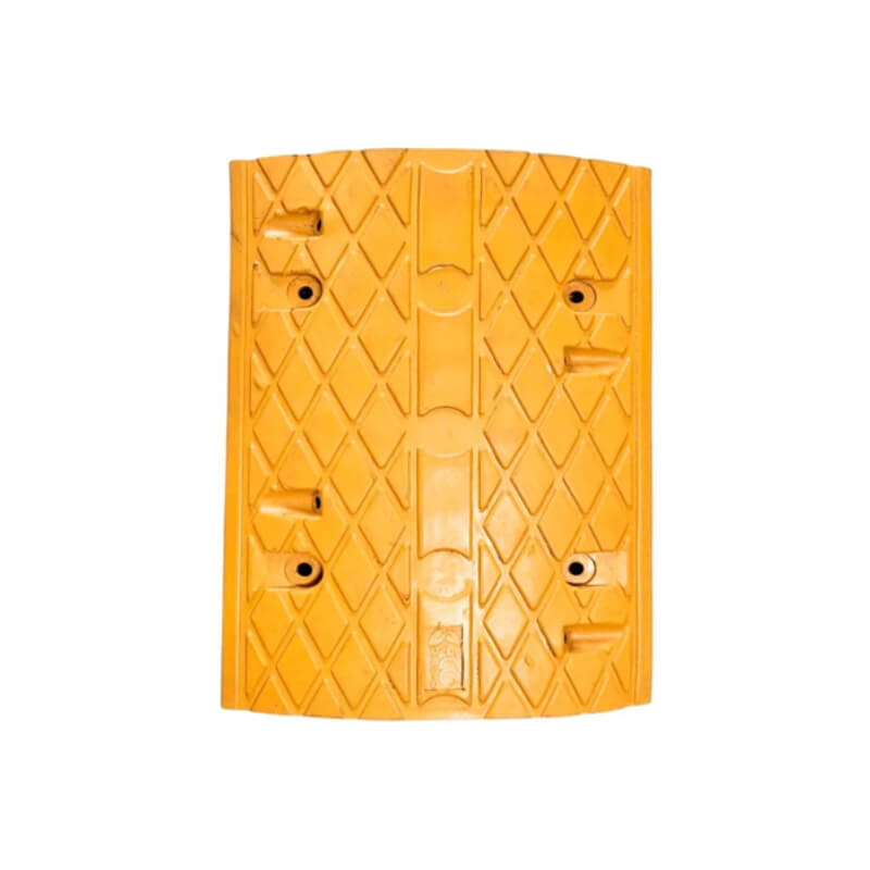 REDUCTOR DE VELOCIDAD RECTO 4 OJOS AMARILLO 50CM X 35CM X 4.6CM