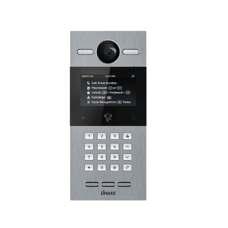 VIDEO PORTERO IP, MULTIBOTONERA, 2MP, WDR, CMOS, H265, IC&NFC, IP65, ONVIF