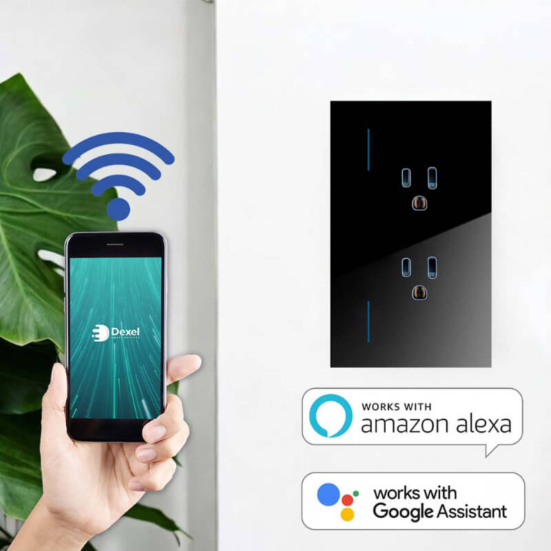 Tomacorriente WiFi Doble Inteligente, Alexa & Google | Proluxes