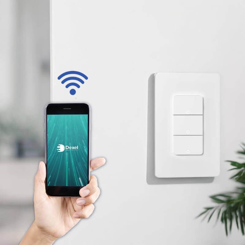 Interruptor WiFi Triple Blanco - Alexa & Google | Proluxes