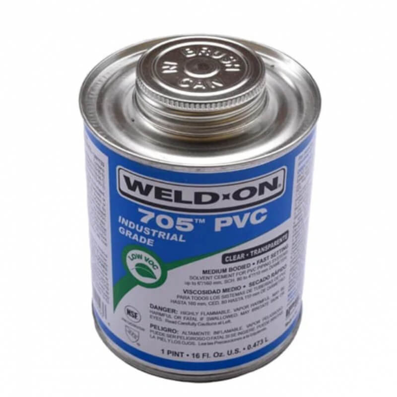 Pega tubo Weld-On [705] 0.473L Transparente
