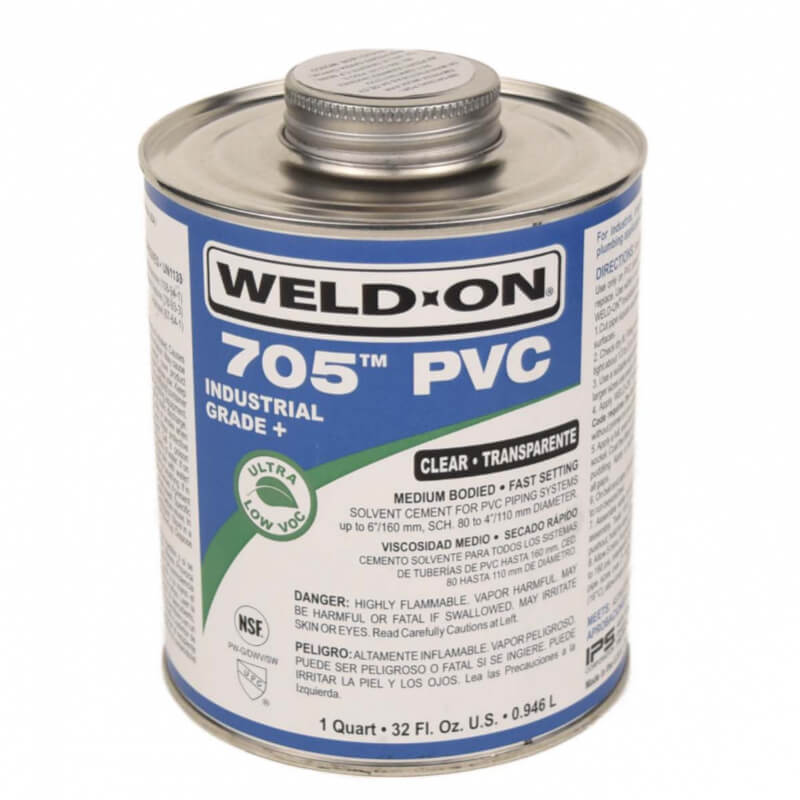 Pega tubo Weld-On [705] 0.946L Transparente