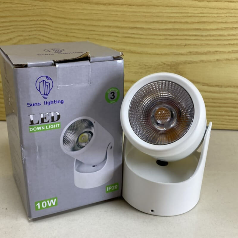 SPOT LED SOBREPUESTO 10w Luz Calido