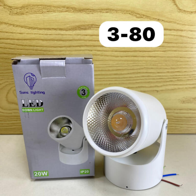 SPOT LED SOBREPUESTO 20w Luz Calido