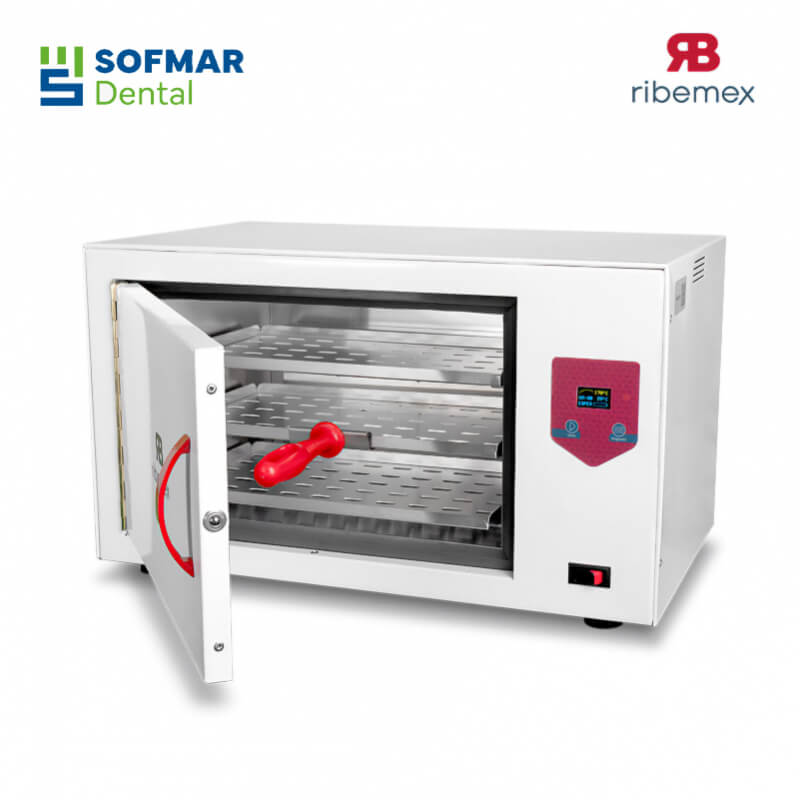 Esterilizador Digital De Calor Seco Ribemex Modelo Leo25 Depósito Dental Sofmar
