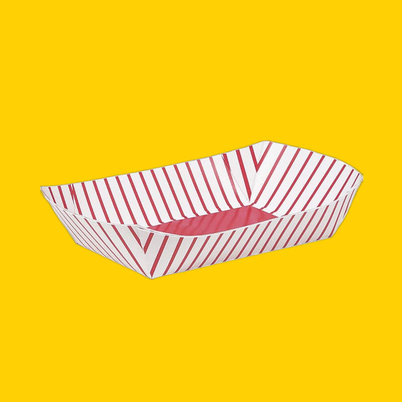BANDEJA CARTON DISEÑO (8X16CM) X100 UN