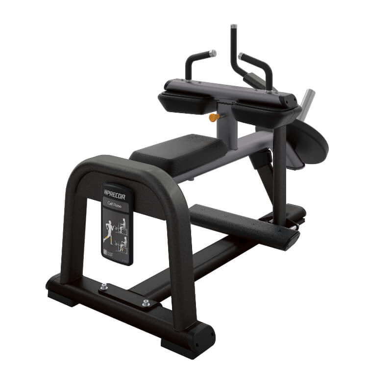 Elevación de gemelos sentado con carga de discos Precor | Fitness Solutions Ecuador