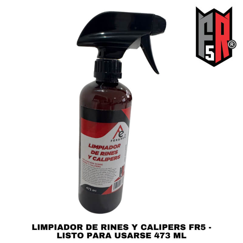 Limpiador de Rines y Calipers FR5 - Listo para Usarse 473 ml | Protección Instantánea y Limpieza Efectiva