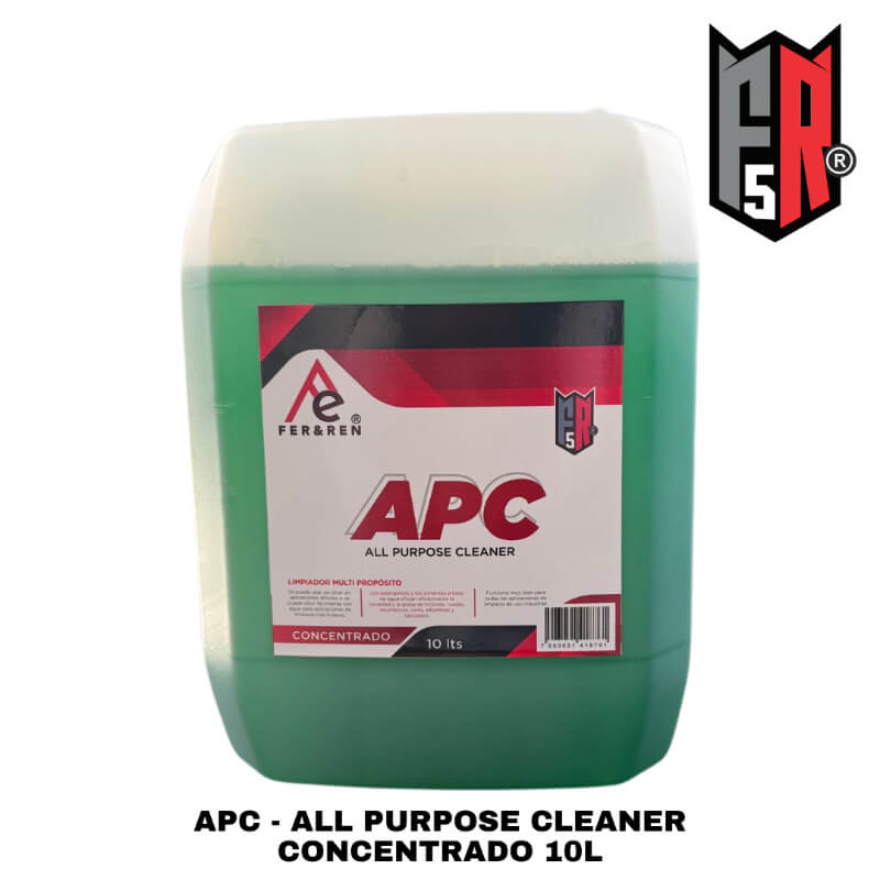 APC FR5 - ALL PURPOSE CLEANER Concentrado 10L - Limpieza Total para Interiores y Exteriores