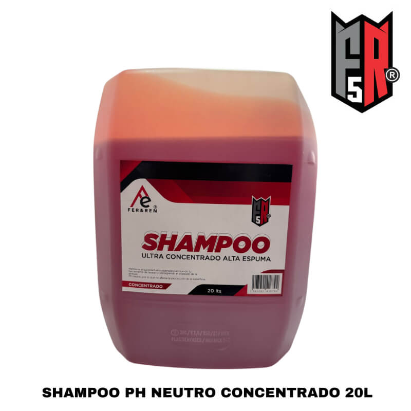 Shampoo FR5 PH Neutro 20L Concentrado - Limpieza Premium con Protección Total