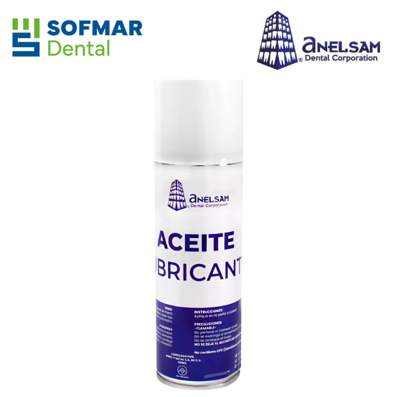 Aceite Lubricante Para Piezas De Alta Y Baja Velocidad 240ml - Lubricación y Limpieza Eficaz | Depósito Dental Sofmar