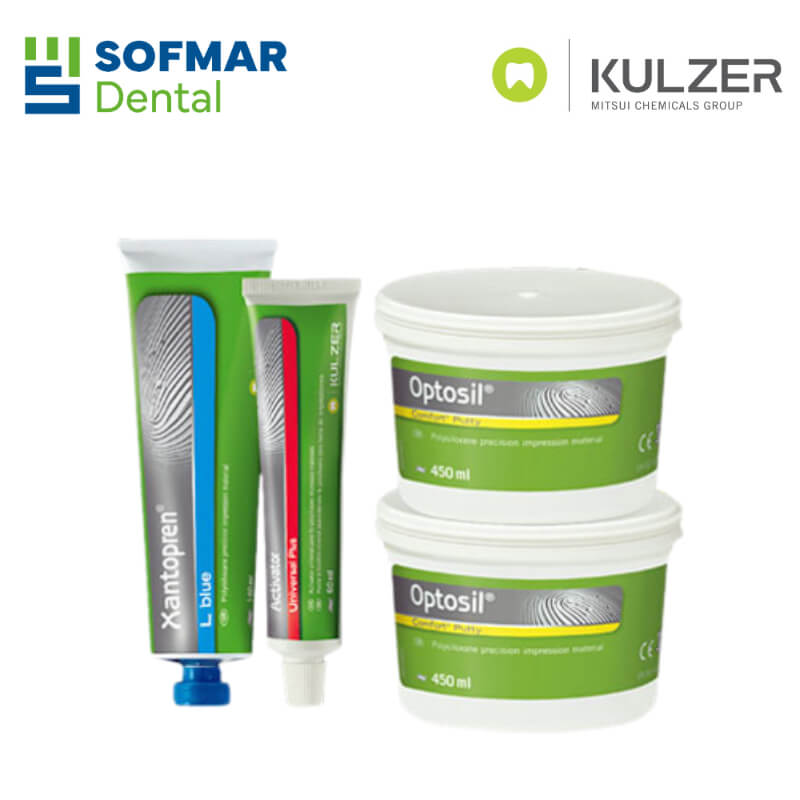 Optosil Kit Material De Impresión Dental 900 ml Kulzer - Precisión en Impresiones Dentales | Depósito Dental Sofmar