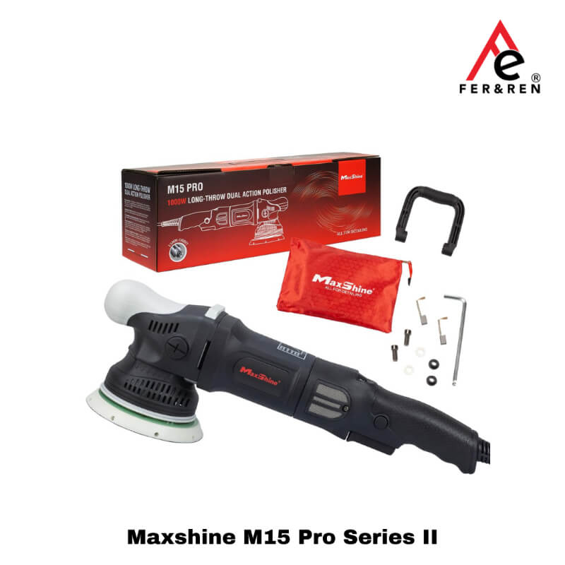Maxshine M15 Pro Series II - Pulidor Dual Action con Motor Potente de 1000W | Herramienta Profesional para Detailing Automotriz