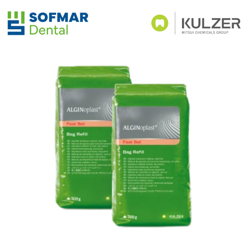 Alginoplast Alginato Material De Impresión Para Moldes 500g Kulzer - Alta Precisión y Estabilidad | Depósito Dental Sofmar