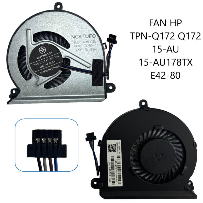 FAN HP TPN-Q172 Q172 15-AU 15-AU178TX E42-80 CPU