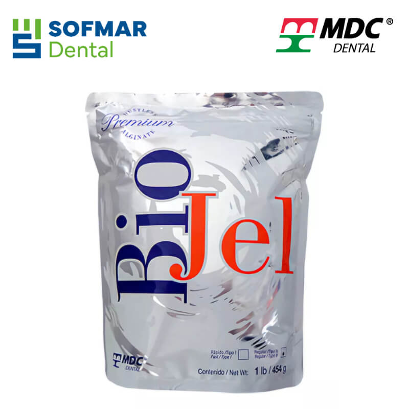 Alginato Biojel 454g MDC - Material de Impresión Cremoso y Compatible con Yeso | Depósito Dental Sofmar