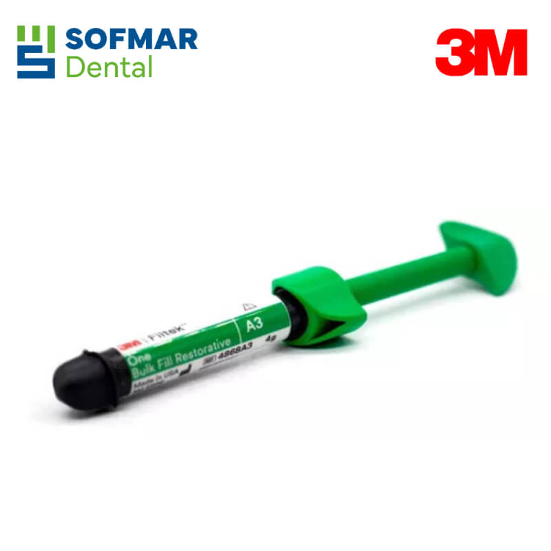 Jeringa de Resina Dental 3M Filtek One Bulk Fill 4g - Restauración en un Solo Paso | Depósito Dental Sofmar