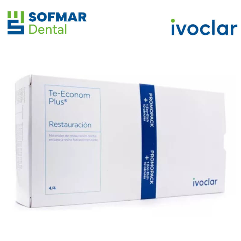 Te Econom Plus Intro Pack 4x4g (A2, A3, A3.5, B2) + Ácido Grabador y Adhesivo | Ivoclar – Restauraciones Confiables | Depósito Dental Sofmar