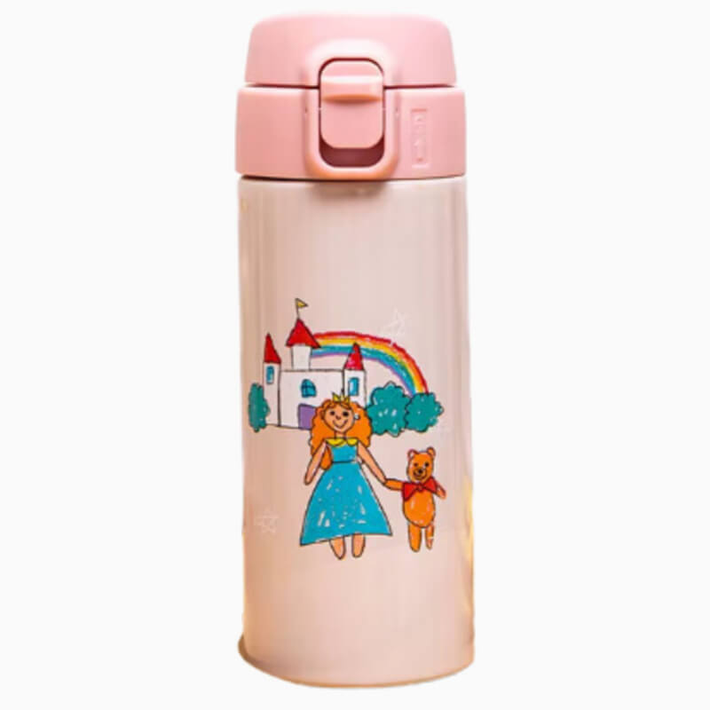 TERMO TERMICO PRINCESA ROSA 350 ML