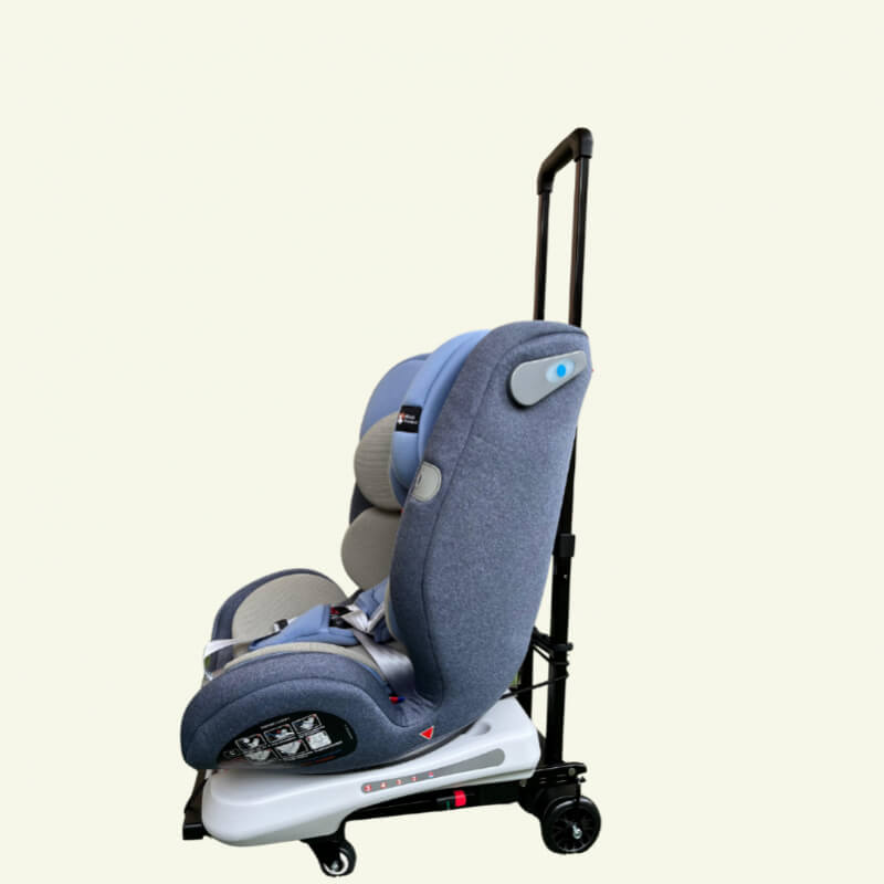 CARRITO DE VIAJES EN AVION PORTA SILLA DE SEGURIDAD BEBE CON ISOFIX