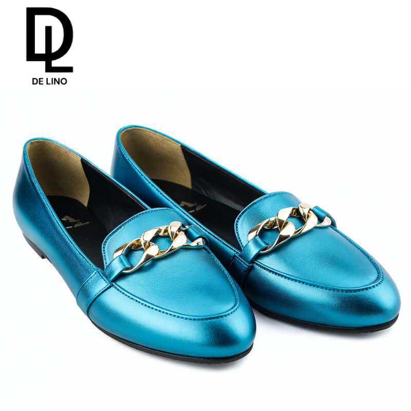 Zapato NITAY Sintético para Mujer – Estilo Casual Sofisticado con Herraje Dorado y Confort Diario | Calzado de Lino