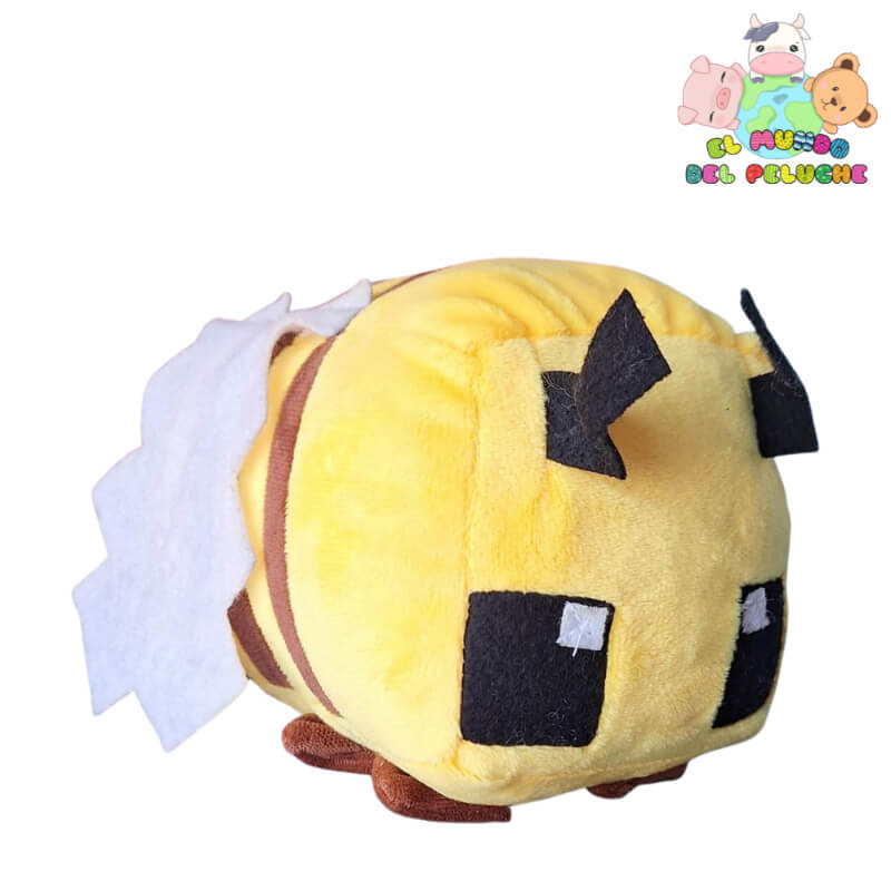 Peluche Abeja Minecraft #1 | Diseño Gamer 20x34 cm | Edición Importada | El Mundo del Peluche