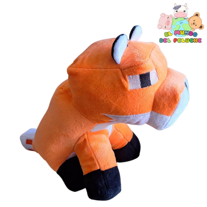 Peluche Zorro Minecraft #1 | Estilo Pixelado Gamer | 20cm x 15cm | El Mundo del Peluche