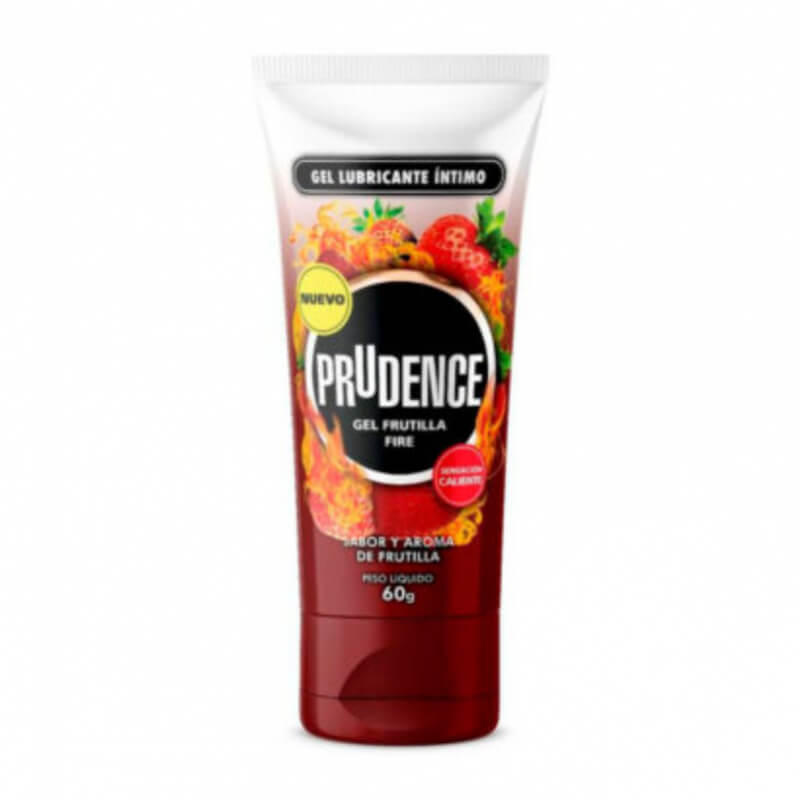 LUBRICANTE CALIENTE DE FRUTILLA FIRE 60 GRAMOS