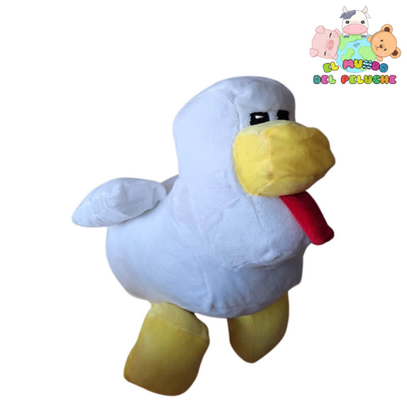 Peluche Pato Minecraft #1 | Diseño Pixelado Adorable | 15cm x 10cm | El Mundo del Peluche