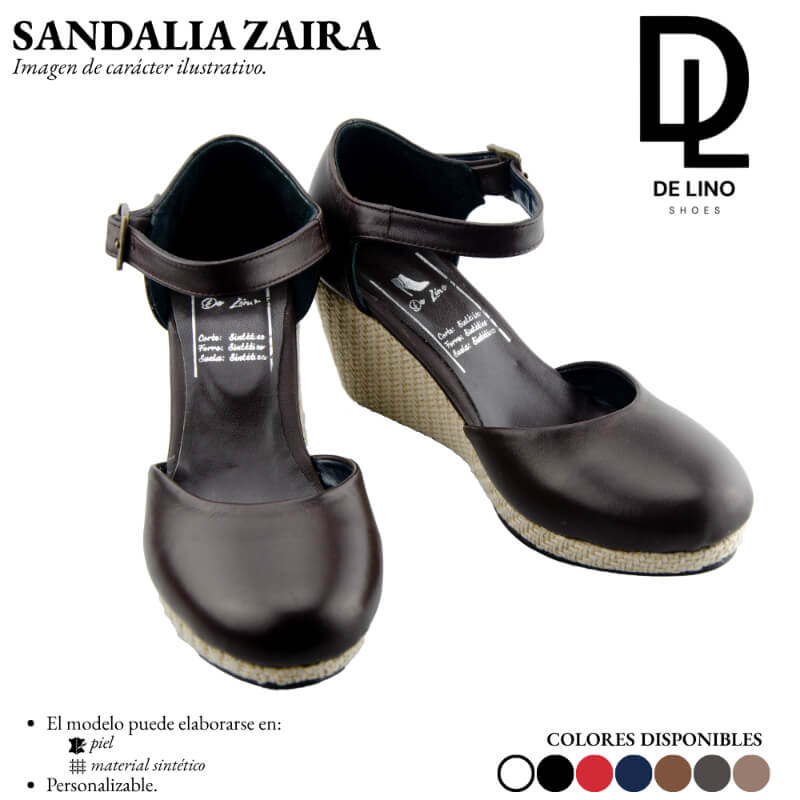 Sandalia Plataforma ZAIRA Sintética – Estilo Casual con Plataforma de Yute 5CM | Comodidad y Estilo para Tus Días Informales