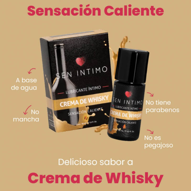 LUBRICANTE CALIENTE CREMA DE WHISKY X 30ML