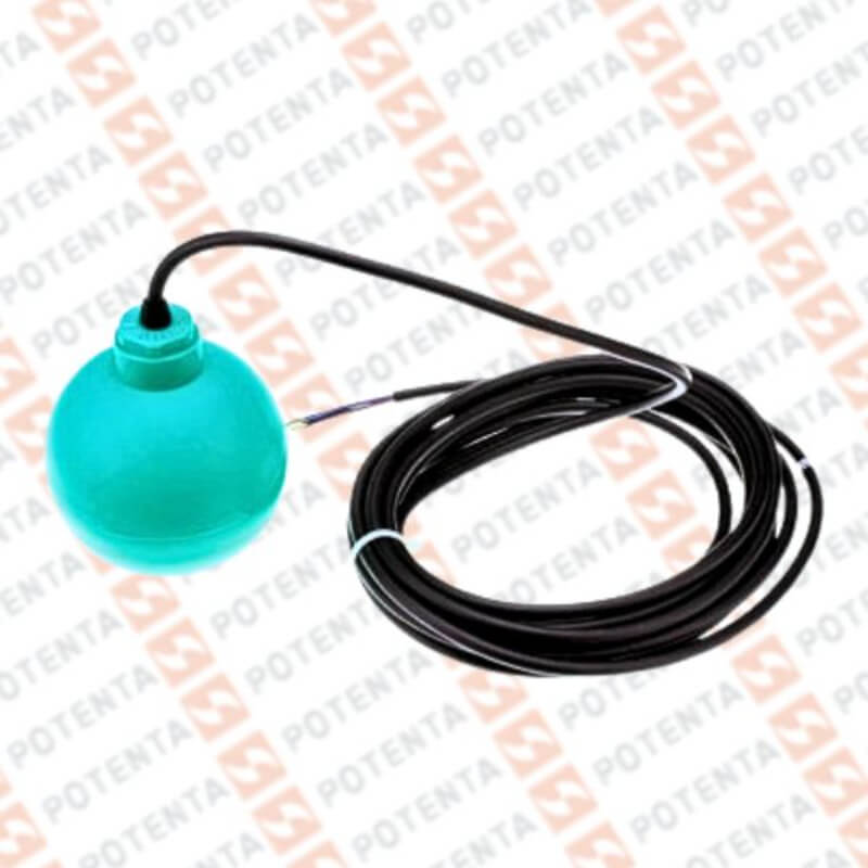 Interruptor flotador, nivel liquido, tipo esfera, No+Nc, Cab=5m, P+F