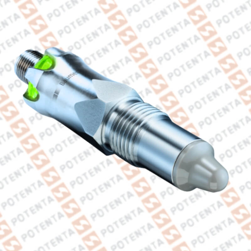 Sensor capacitivo PL20S nivel Liq/Sol, 24vdc, 2push-pull IOlink, G1/2 l=117mm 150°C Baumer