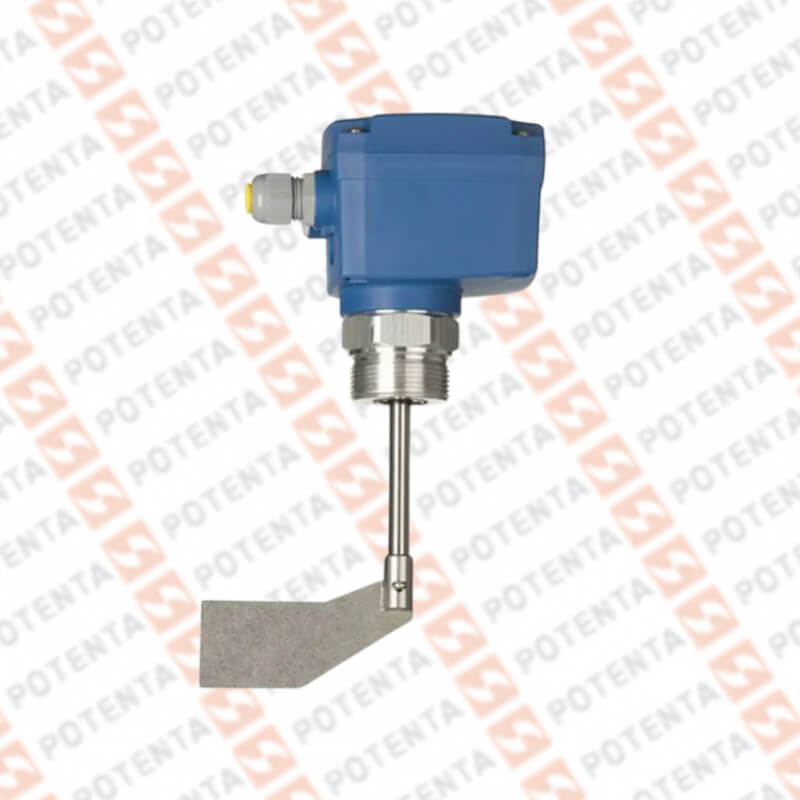 Paleta rotativa RN4 nivel sólidos, 22-230vac/vdc, rele spdt, b=28x98mm, l=200mm, 1npt, UWT