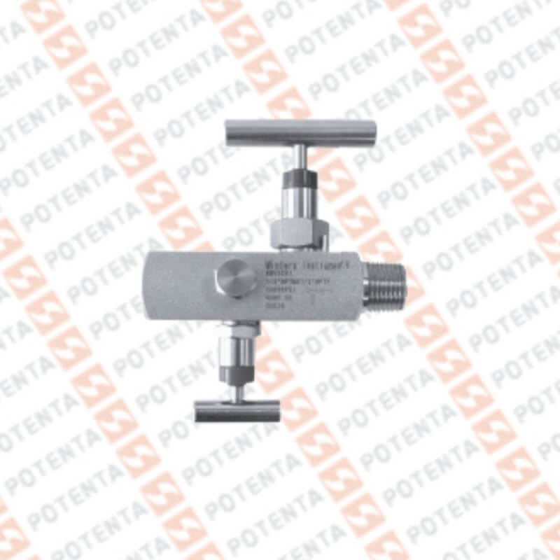 Valvula aguja BBV, corte/purga, inst 1/2npth, pro 1/2nptm, cuerpo 316ss, 6000psi, Winters