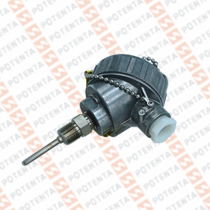 Rtd PT100-3h GP01, cabezal aluminio b=1/4x2plg, 1/2npt, -50-200°C, Pyromation