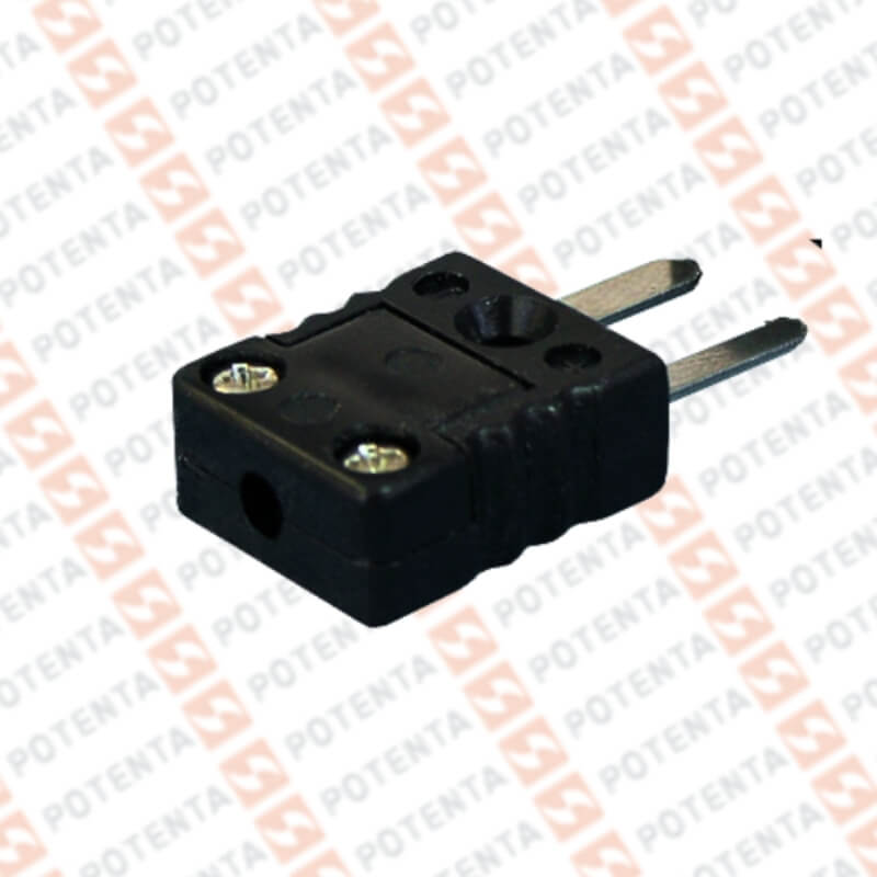Accesorio conector mini macho, para Termocupla tipo K, Pyromation