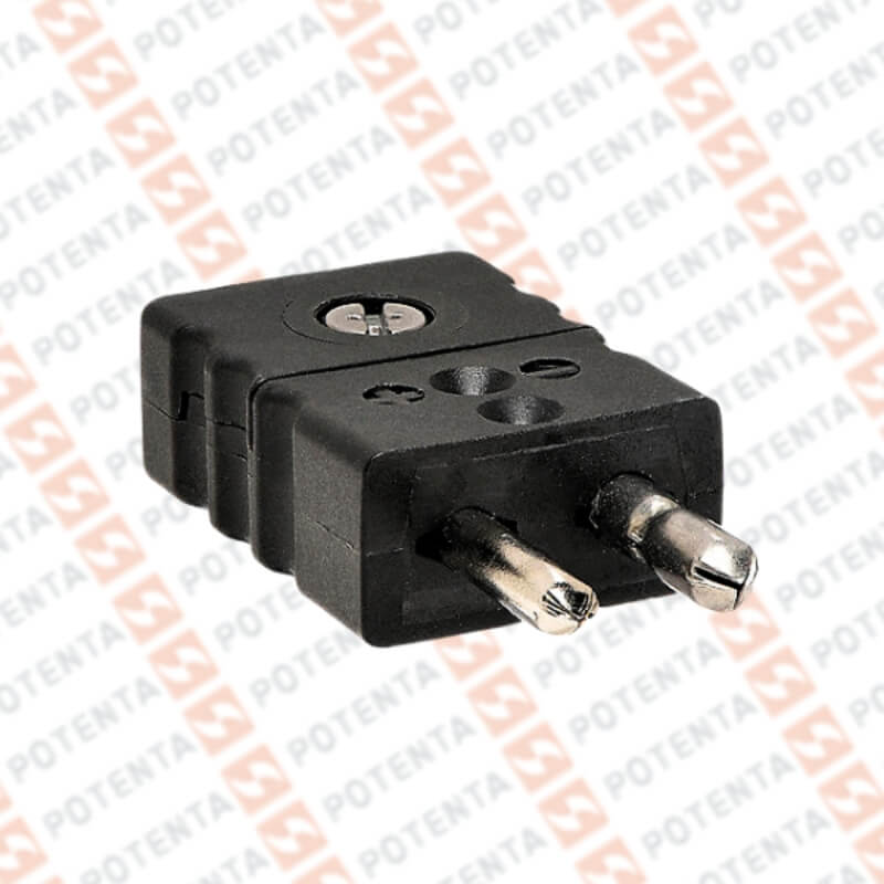 Accesorio conector grande macho, para Termocupla tipo K, Pyromation