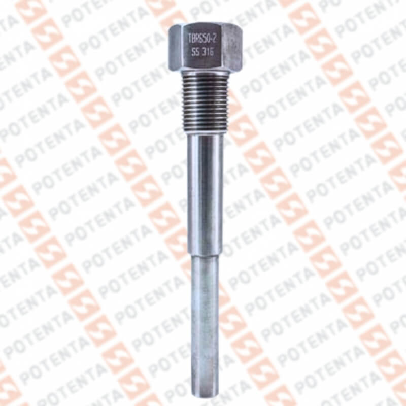 Termometro TBM, dial 3, 100-540°C 1%, b=1/4x6plg, Con=1/2npt ajustable, SS, Winters