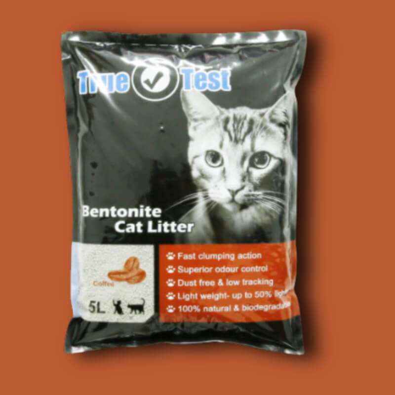 Arena para gatos True Test 4kg Café