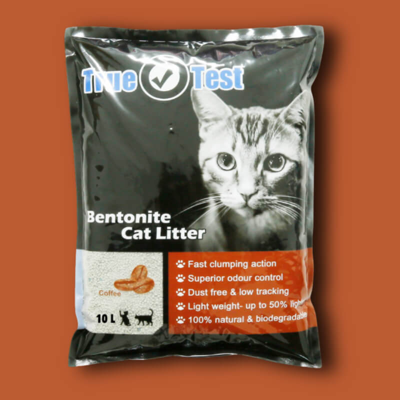 Arena para gatos Test 8kg Café