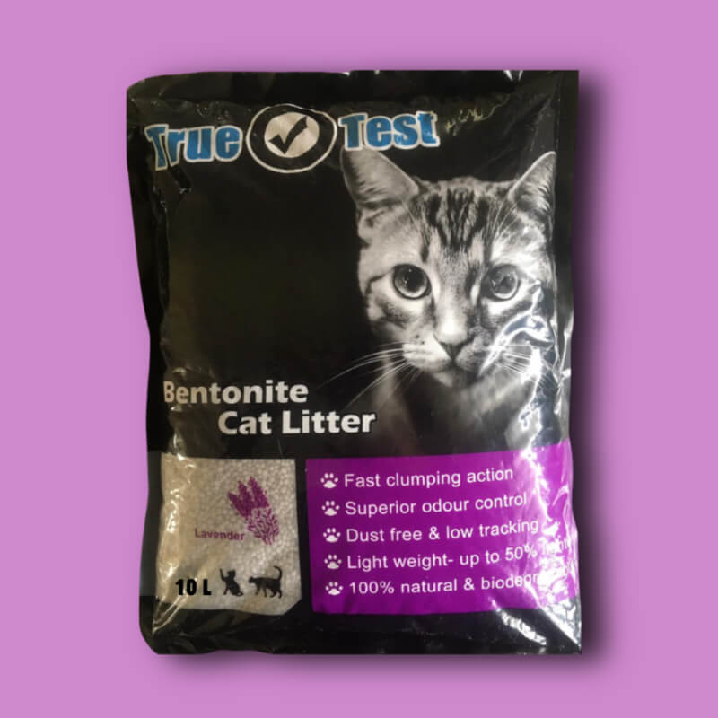 Arena para gatos True Test 8kg Lavanda