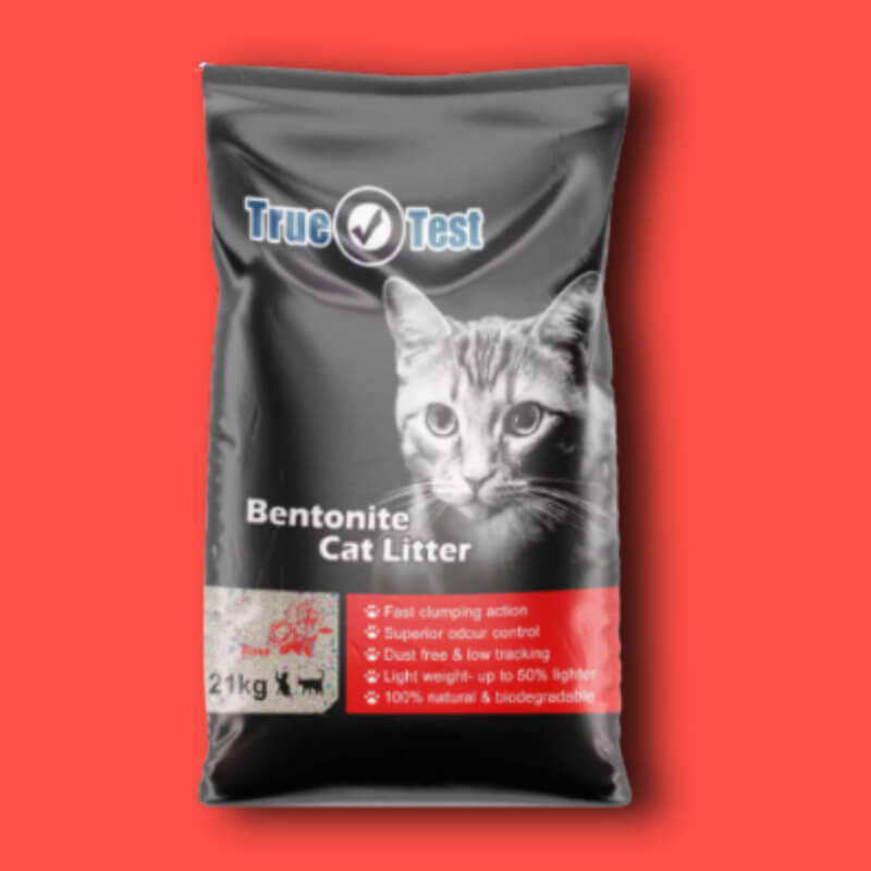 Arena para gatos True Test 21kg Rosas