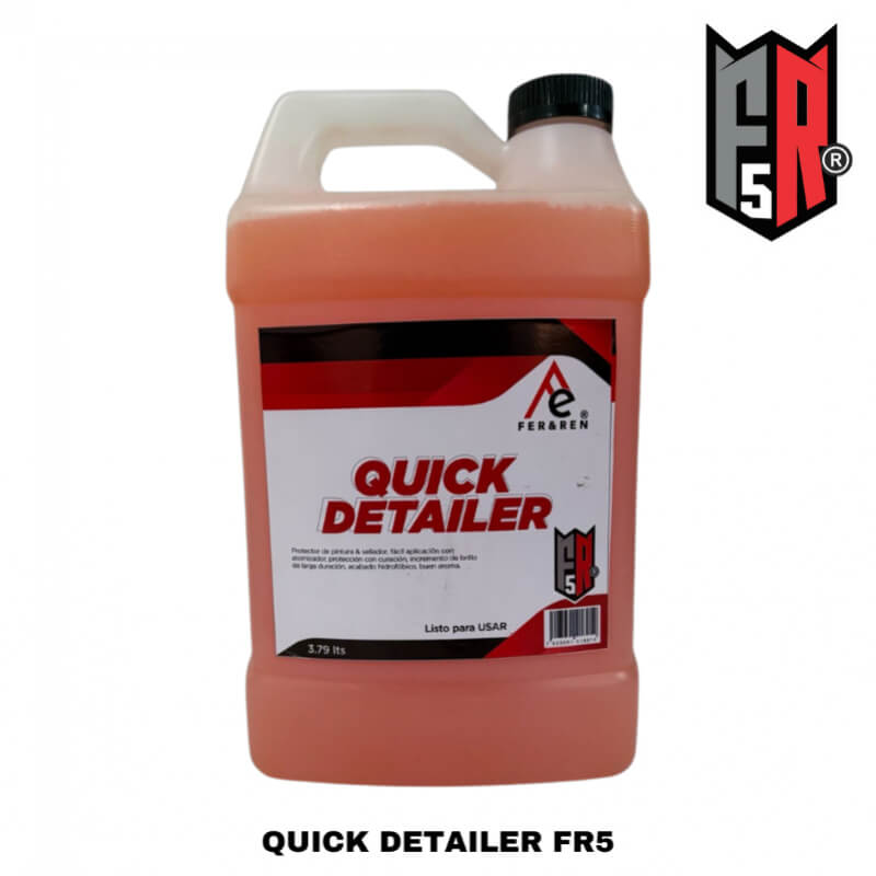 Quick Detailer FR5 – Brillo, Protección y Repelencia Instantánea | 3.79L