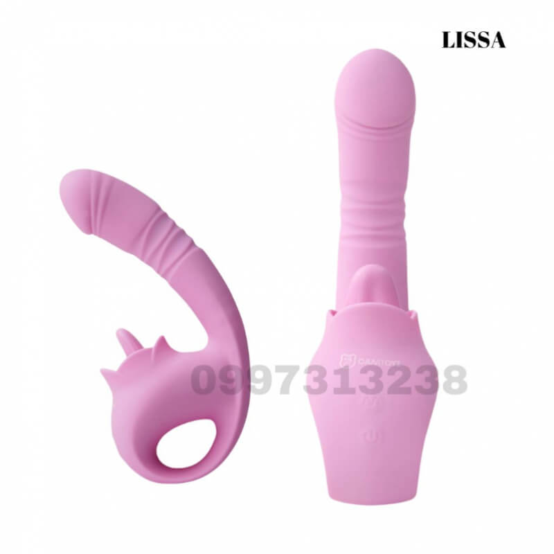 Estimulador Lengua Lissa Majestic: Placer Dual Intenso