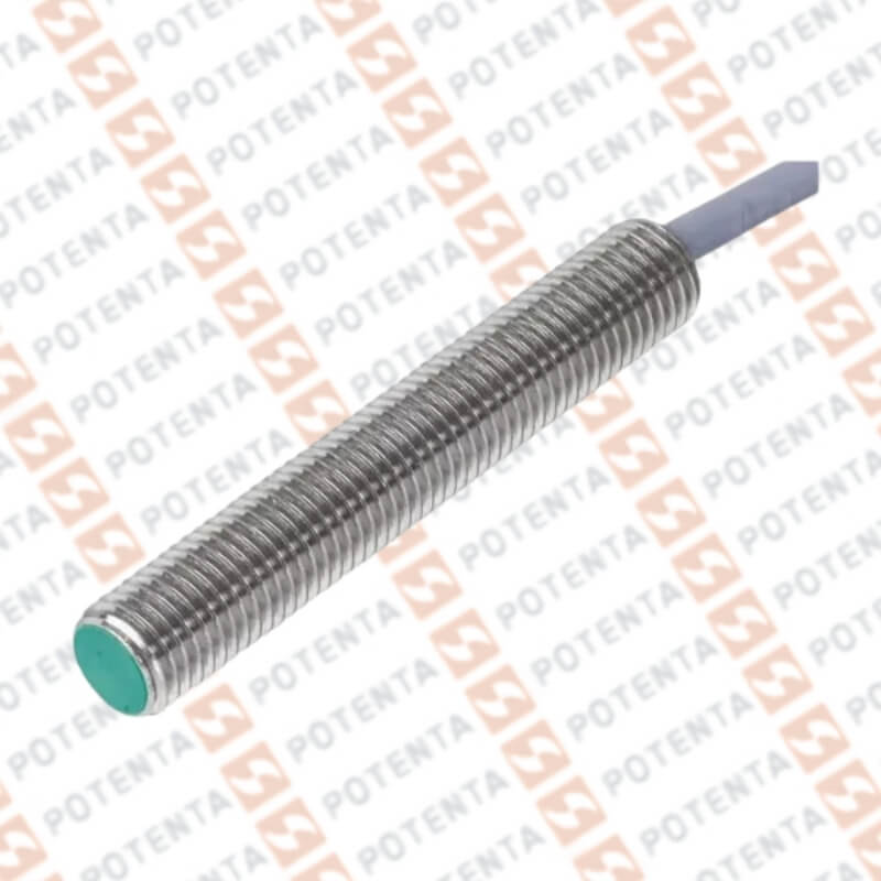 Sensor Inductivo, M8 metal, 2mm Ras, 10-30Vdc, Pnp/no, Cab=2m, ip67, P+F