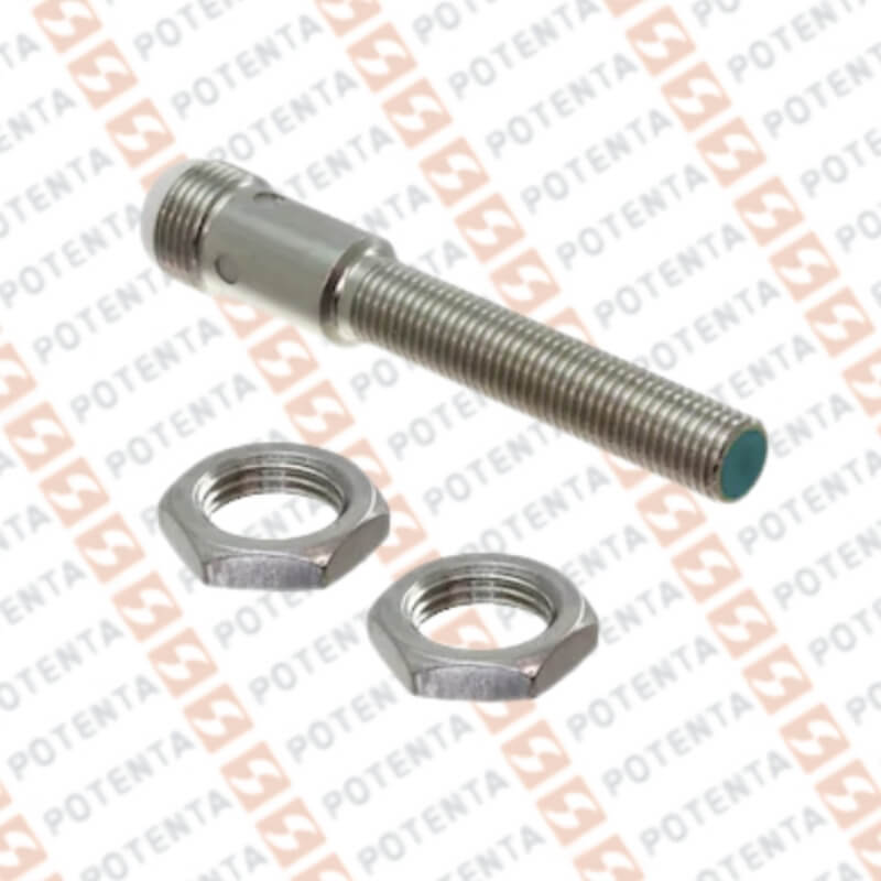 Sensor Inductivo, M8 metal, 2mm Ras, 10-30Vdc, Npn/no-nc, Con=m12-4p, ip67, P+F