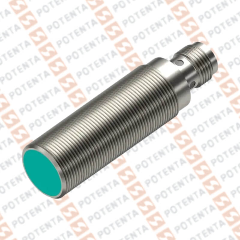 Inductivo, M18 metal, 8mm ras, 10-30vdc, Pnp/no, Con=m12-4p, ip67, P+F