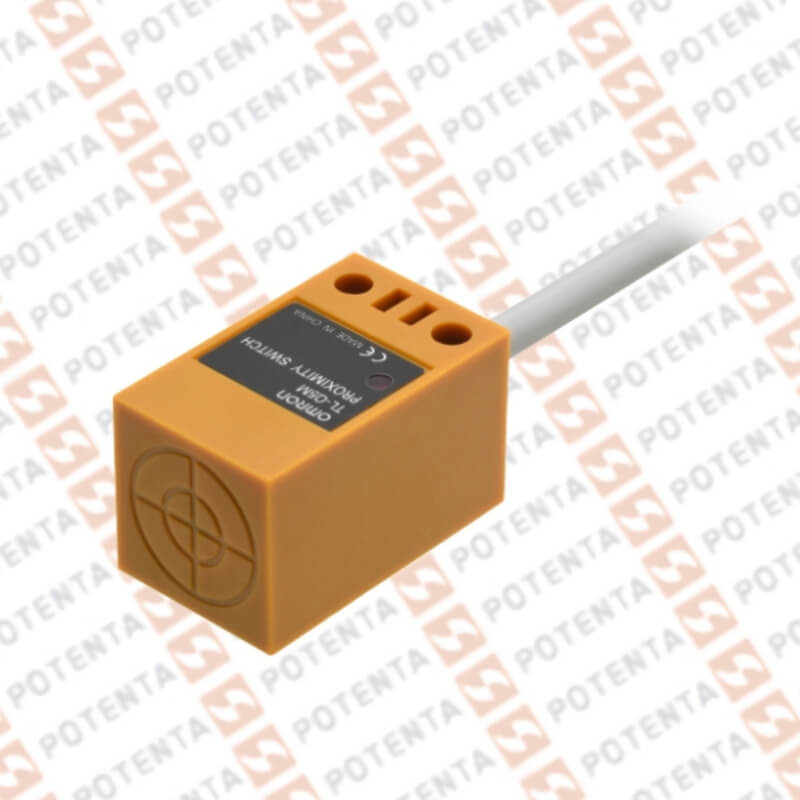 Sensor Inductivo, Rectangular 17x17x32mm plas, 5mm Ras, 10-30Vdc, Npn/no Cab=2m, ip67, Omron