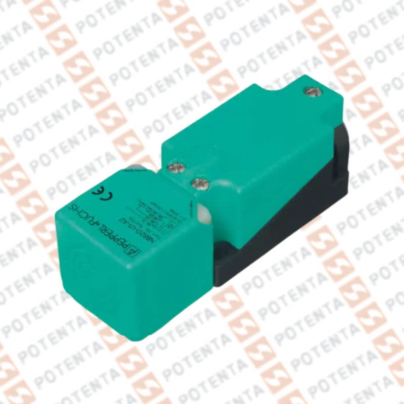 Sensor Inductivo Rectangular 40x40x118mm plas/metal, 20mm Ras, 20-253Vac/Vdc, no-nc, terminal P+F